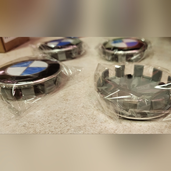 New Set Of 4 BMW hubcap Center Caps. Read below - Picture 1 of 7